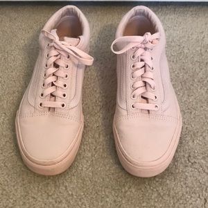 Vans Mono Canvas Old Skool in Peach Blush